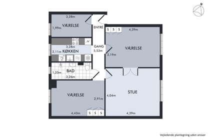 Visual presentation of the listing