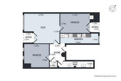 Visual presentation of the listing