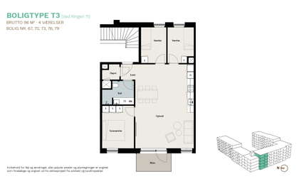 Visual presentation of the listing