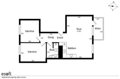 Visual presentation of the listing