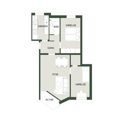 Renoveret lejlighed midt i byen - Gl. Landevej, Herning - 1