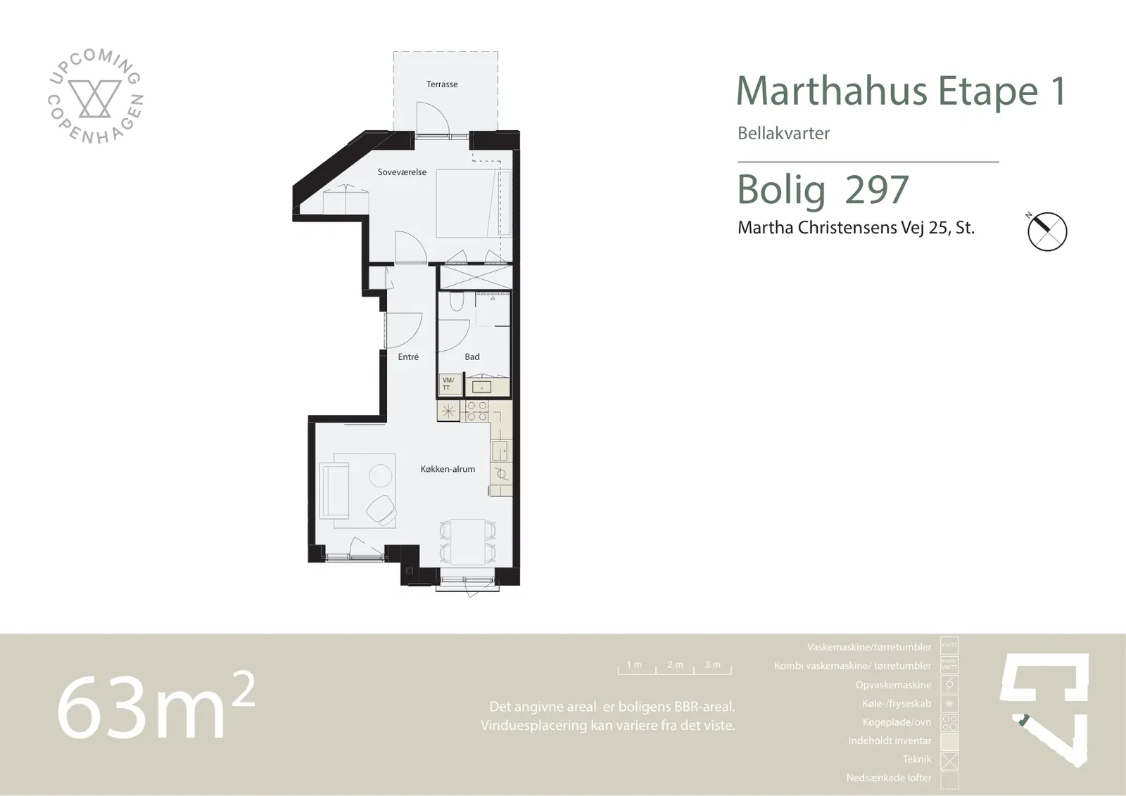 2-værelses lejlighed på 63 m² til leje i København S – Martha Christensens Vej, stuen – billede 15