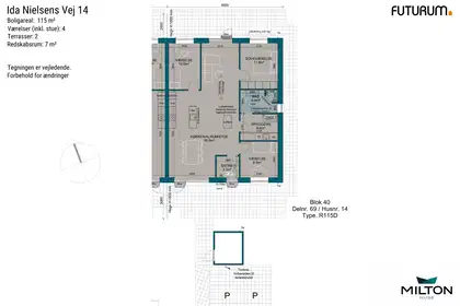 Visual presentation of the listing
