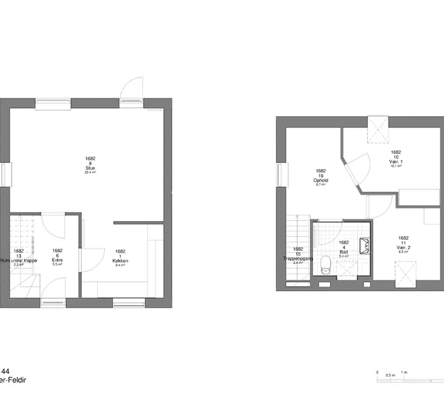 apartment Centralt beliggende rækkehuse med have