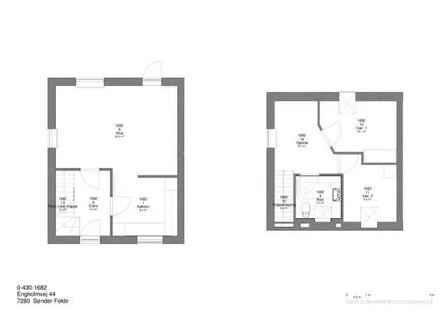 apartment Centralt beliggende rækkehuse med have