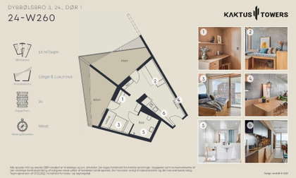 Visual presentation of the listing