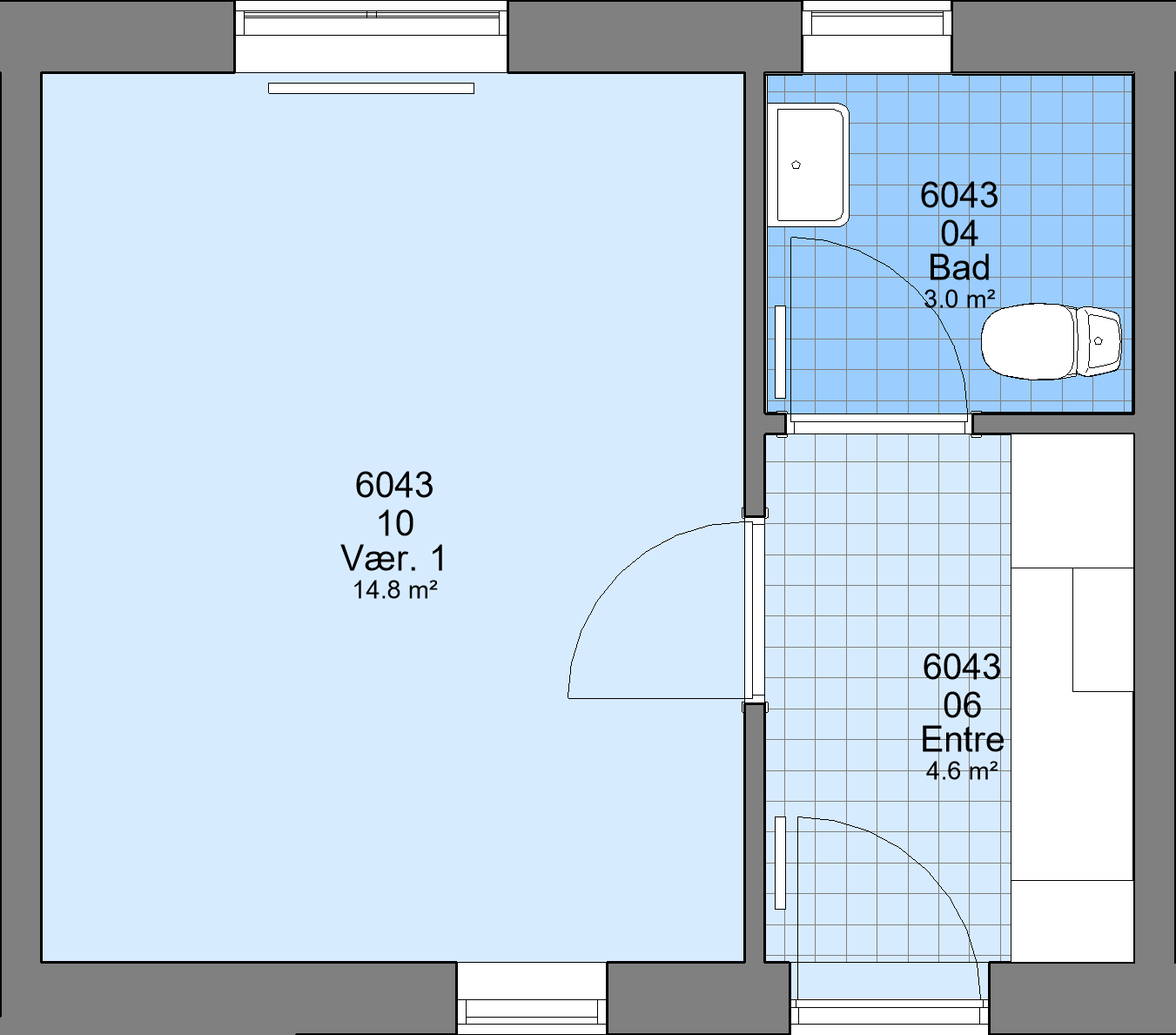 Visual presentation of the listing