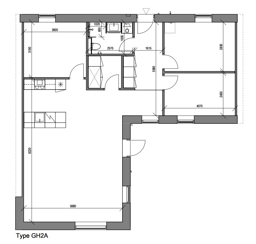 Visual presentation of the listing