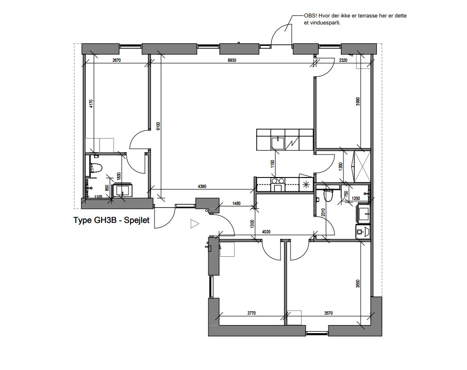 Visual presentation of the listing