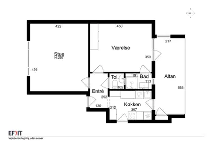 Visual presentation of the listing