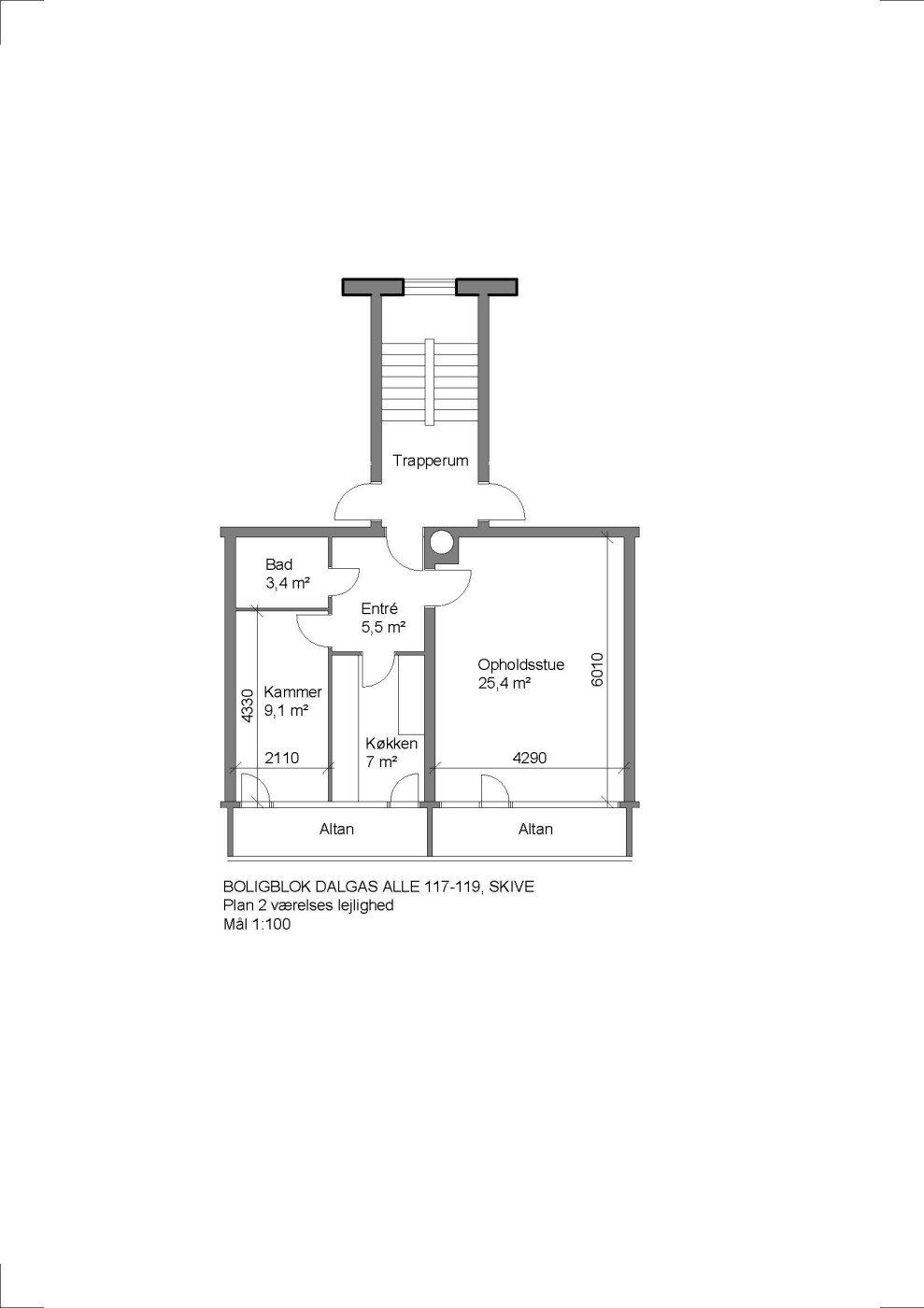 Visual presentation of the listing