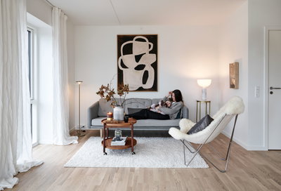 2-værelses lejlighed med terrasse og flotte lysindfald - Moselundsvej, Helsingør - 4