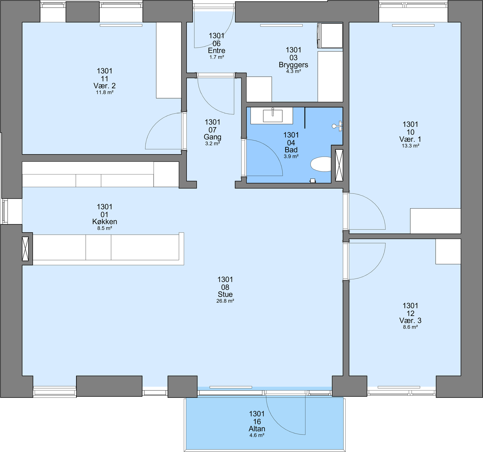 Visual presentation of the listing