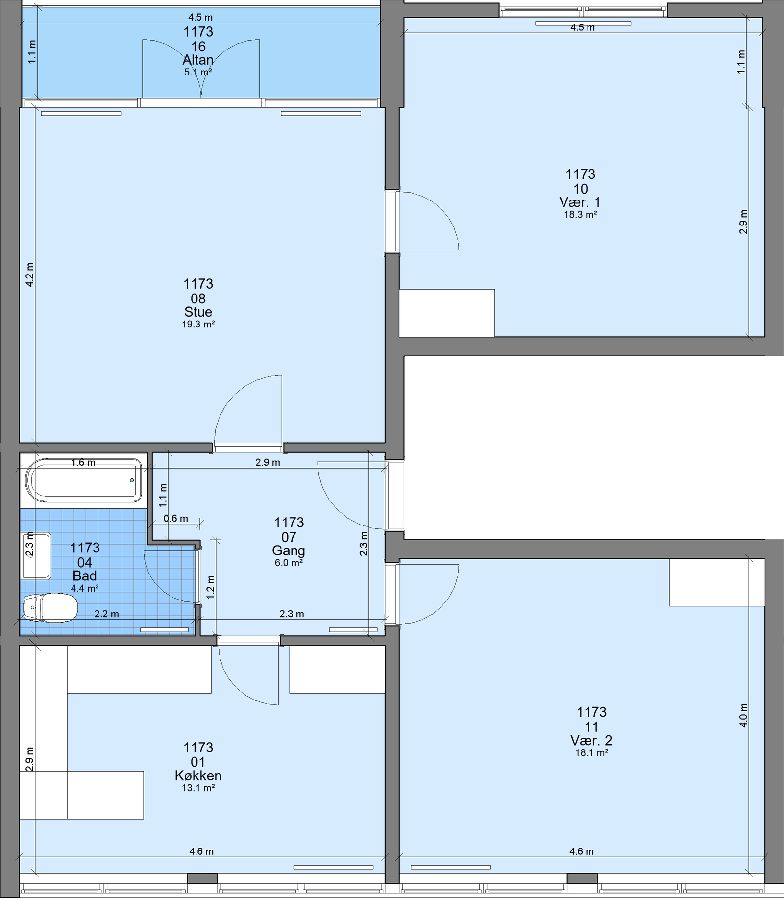 Visual presentation of the listing