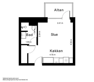 Visual presentation of the listing