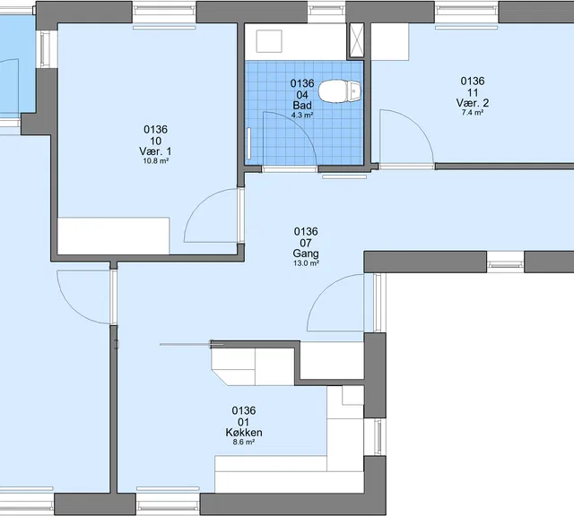 apartment Prisvenlig lejlighed