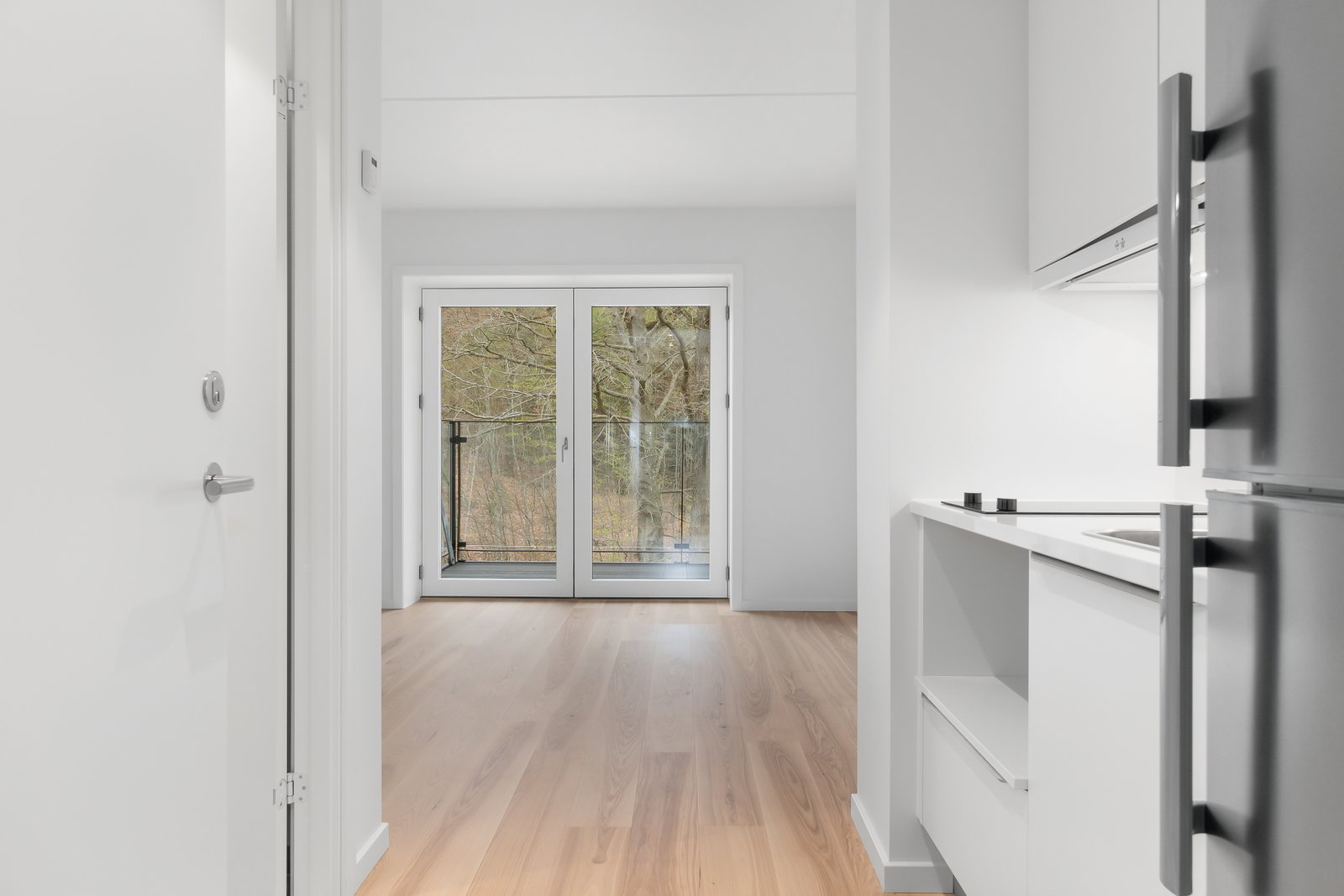 apartment Beautiful 1-room apartment with a large private balcony
