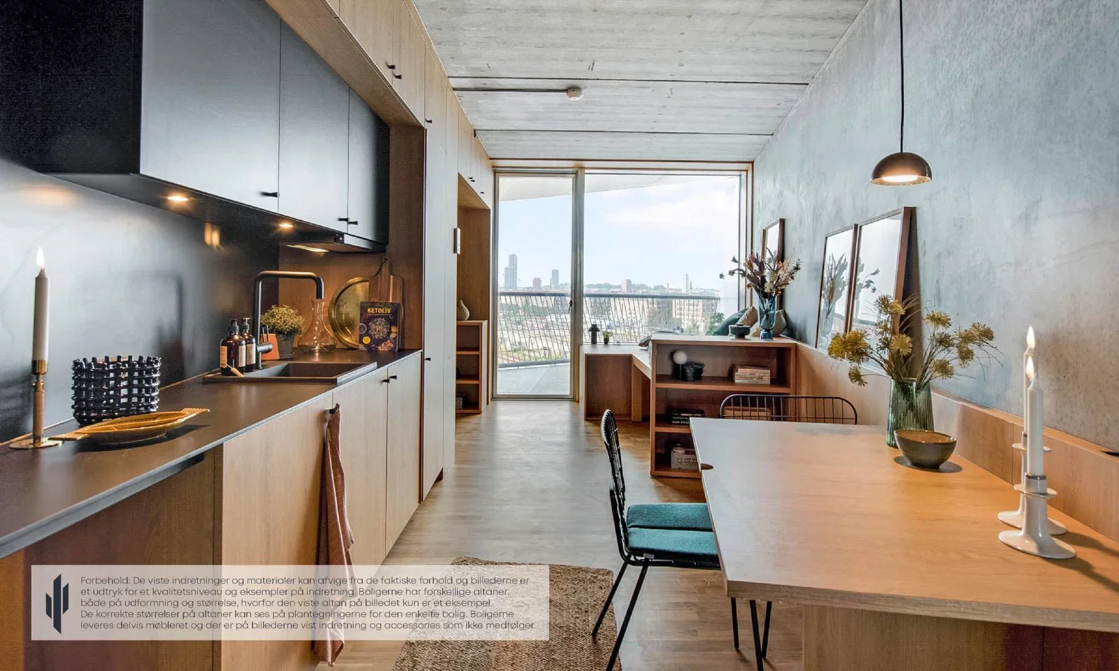 Visual presentation of the listing