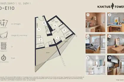 Visual presentation of the listing