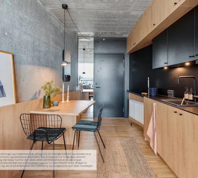 apartment FLEKSIBLE LEJLIGHEDER MED NORDISK DESIGNKØKKEN