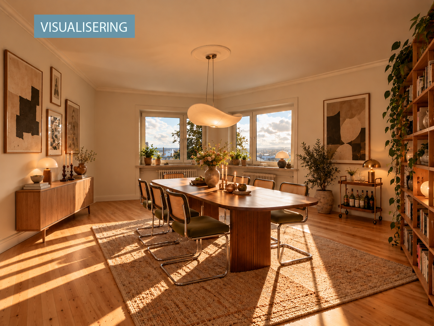 Visual presentation of the listing