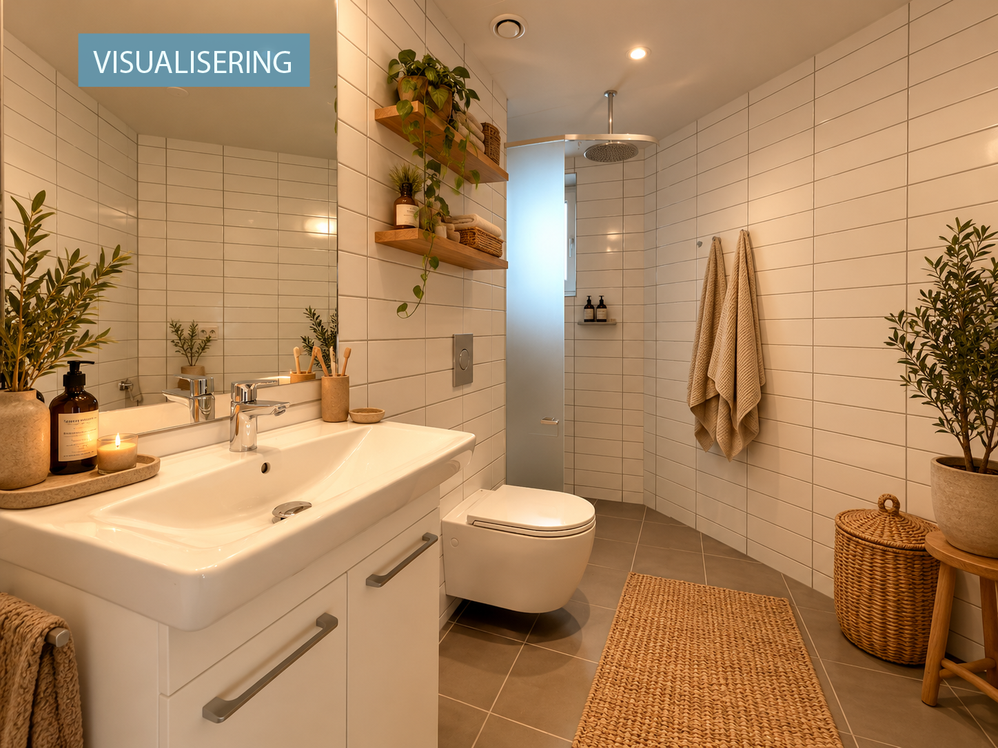 Visual presentation of the listing