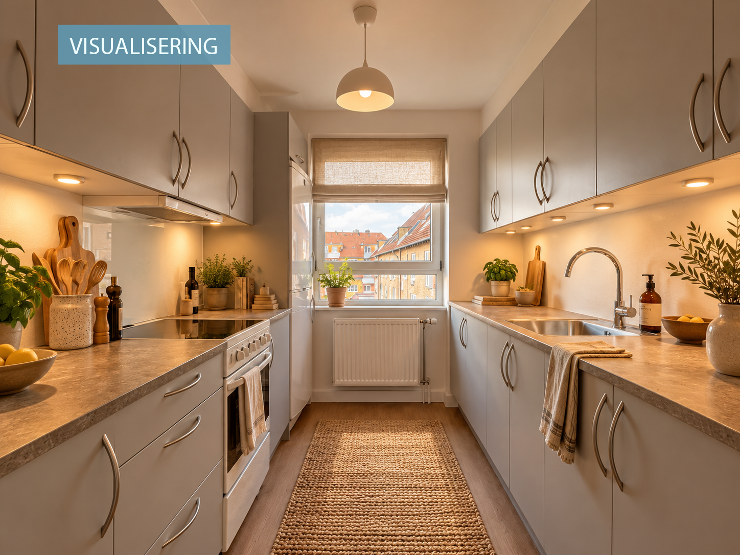 Visual presentation of the listing
