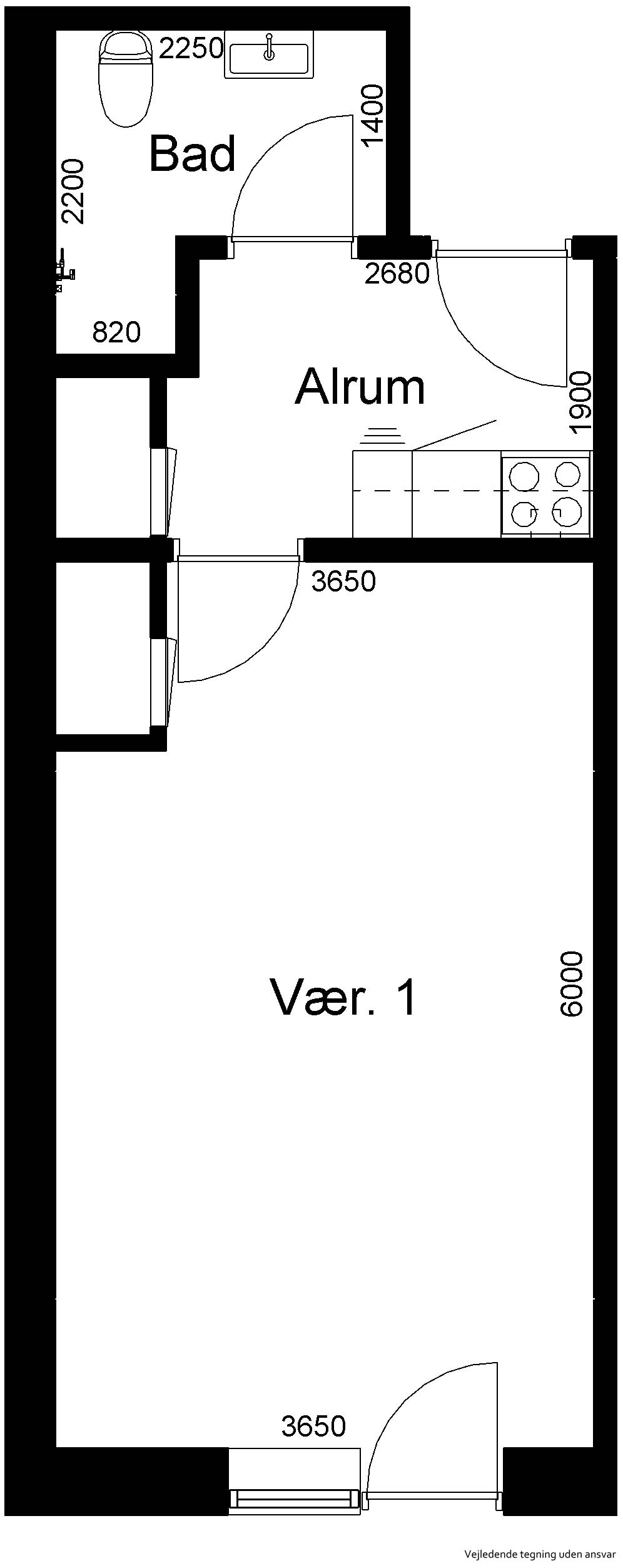 Visual presentation of the listing