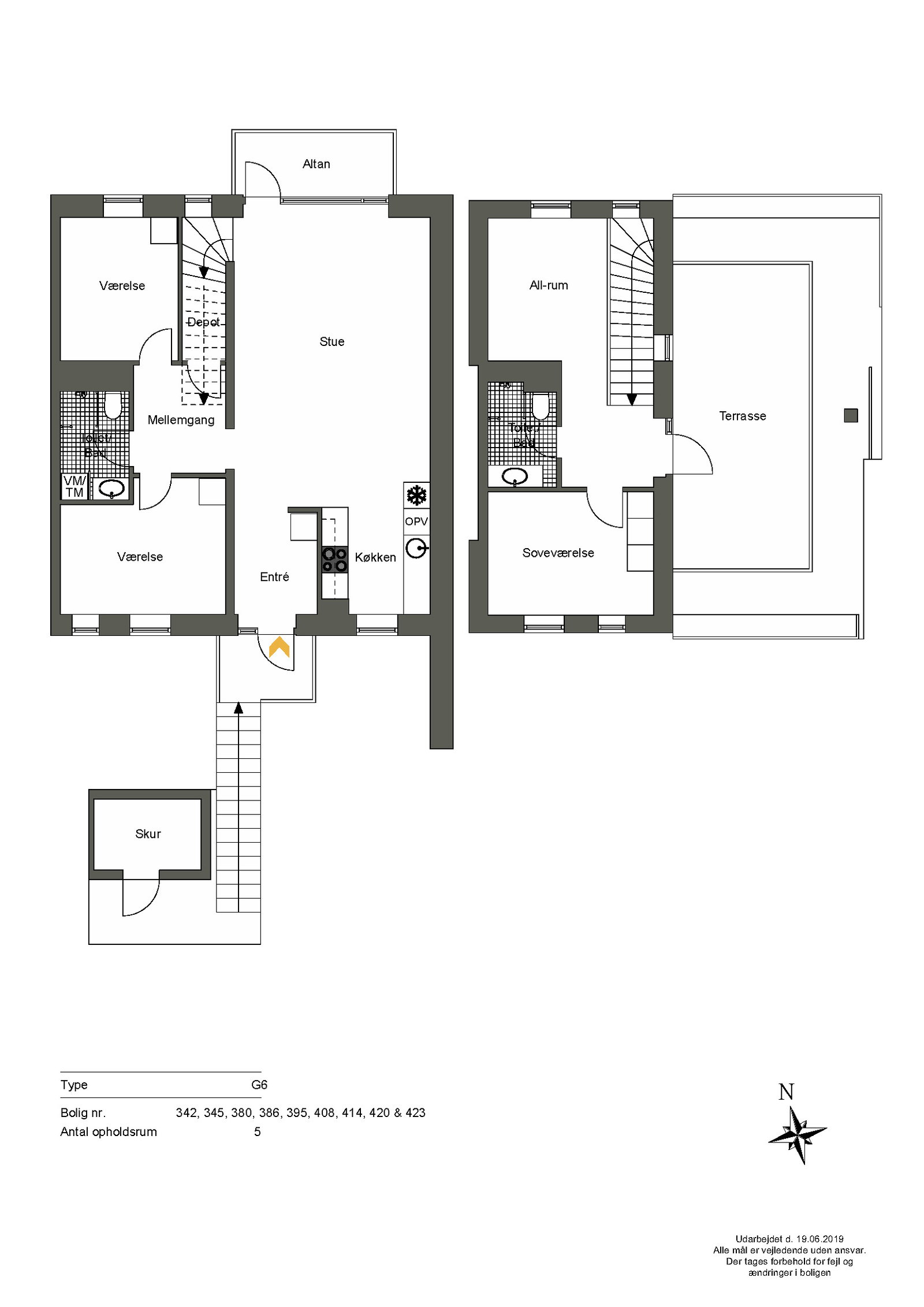 Visual presentation of the listing