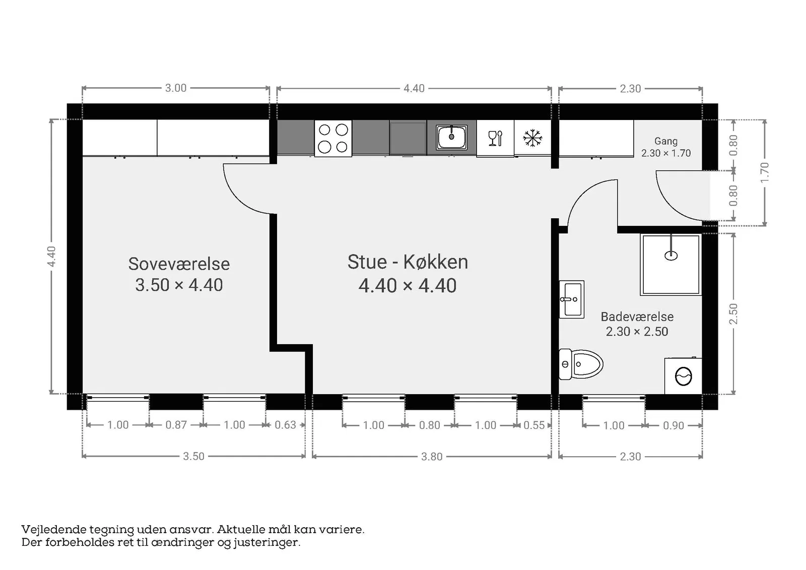 Visual presentation of the listing