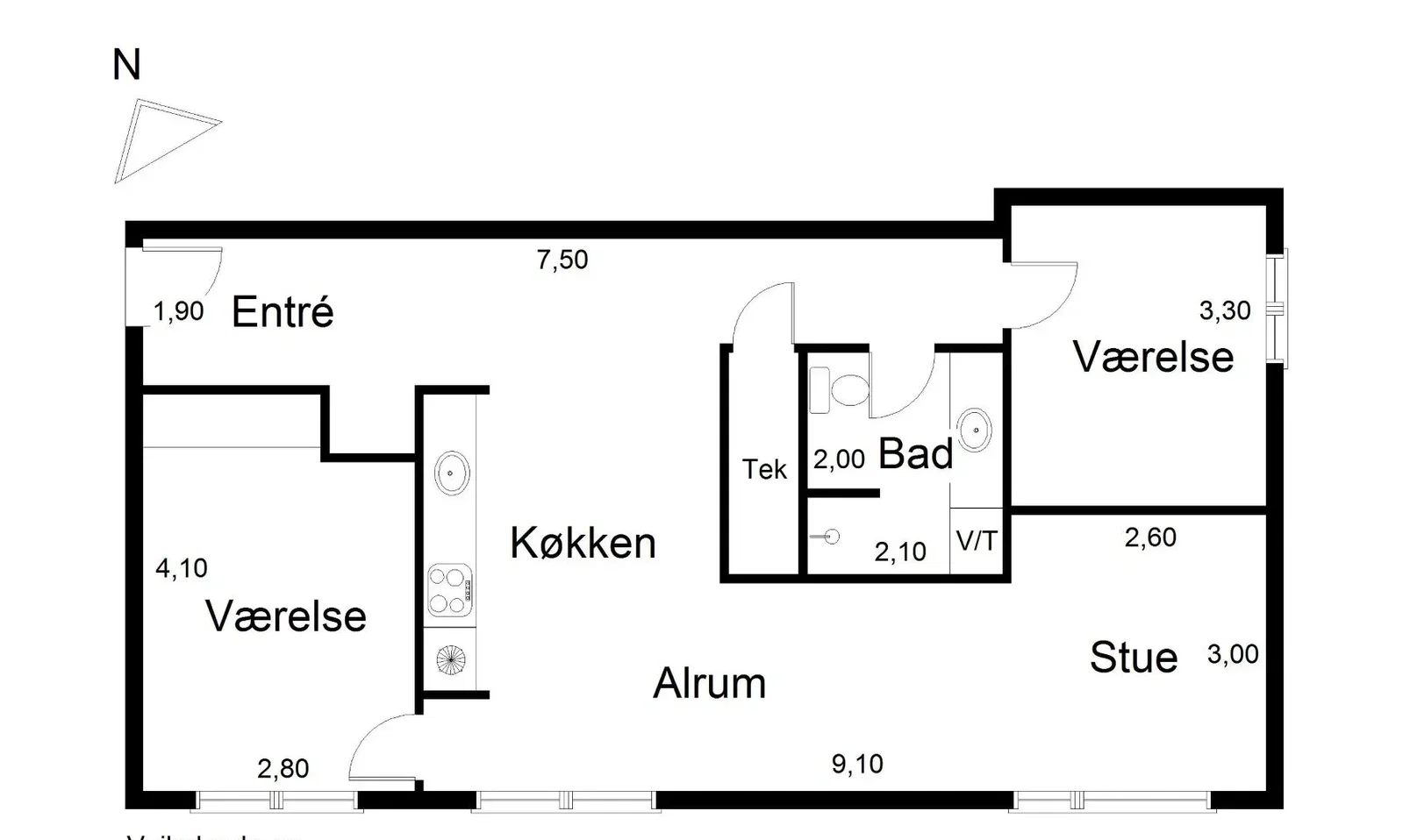 Visual presentation of the listing