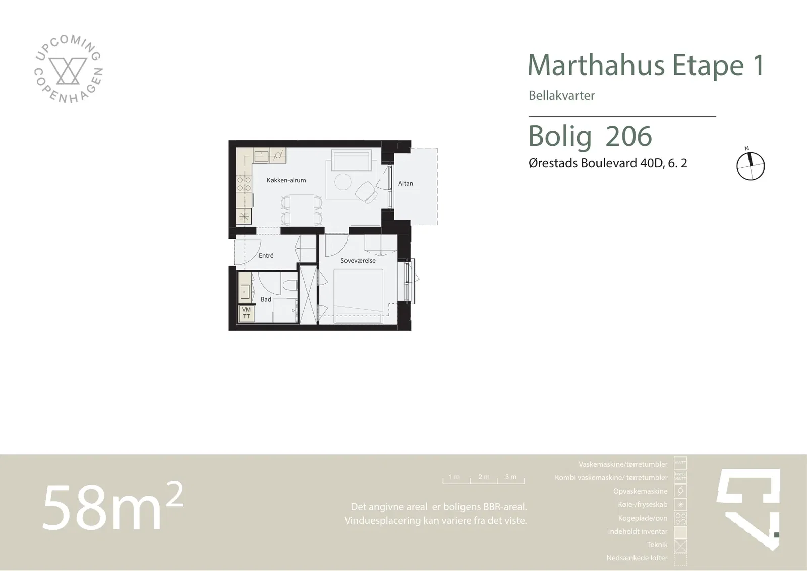 Visual presentation of the listing