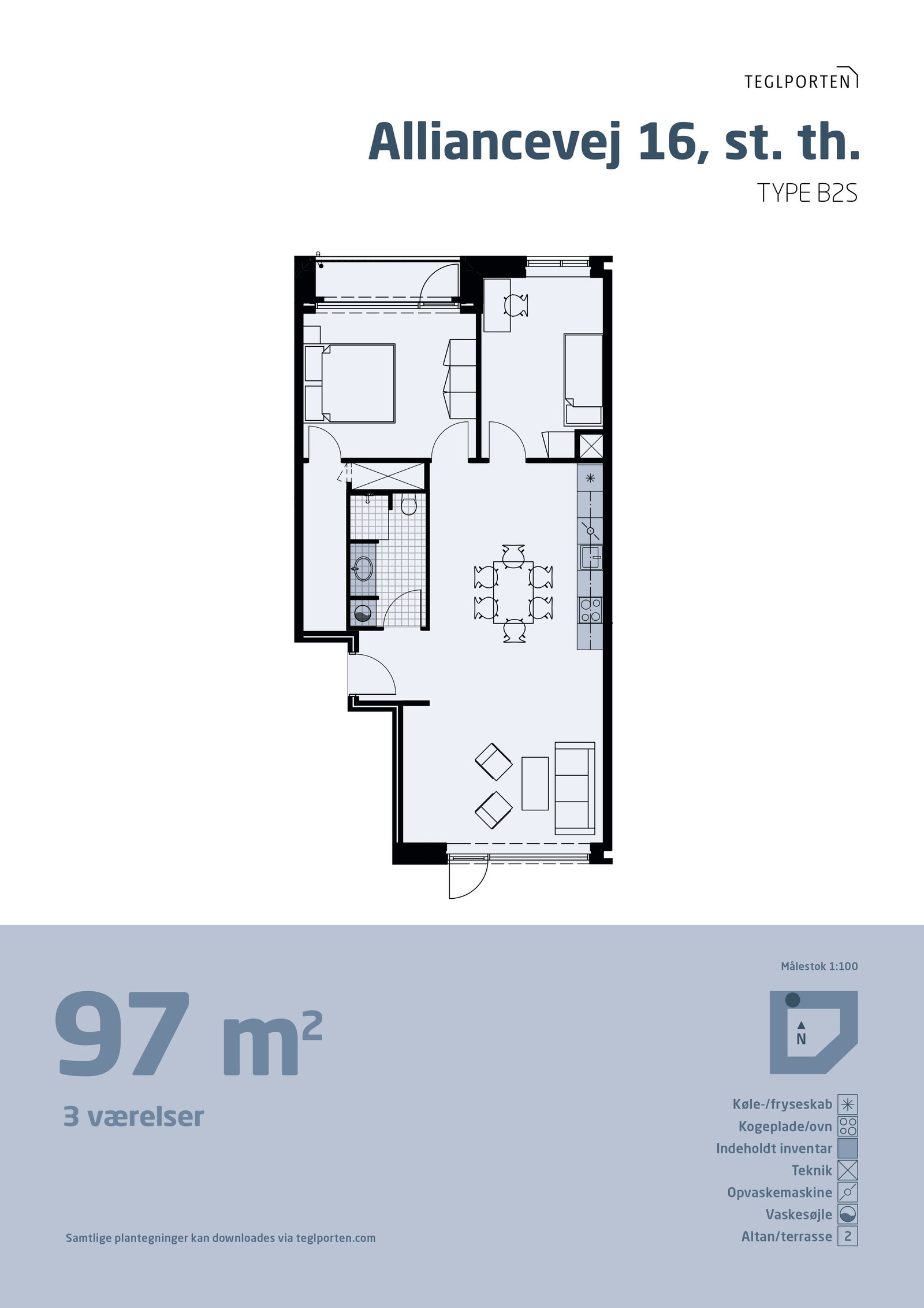 Visual presentation of the listing