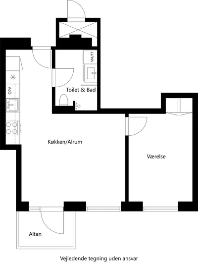 2-room apartment with private balcony in Hillerød - Seminariehaven, Hillerød - 4
