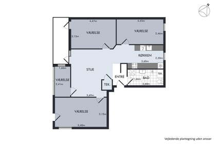 Visual presentation of the listing