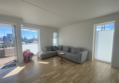 Flot delvist møbleret Nordhavns lejlighed med vandudsigt. - Trelleborggade, Nordhavn - 2