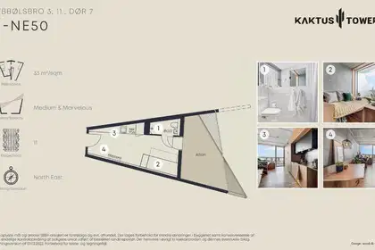 Visual presentation of the listing