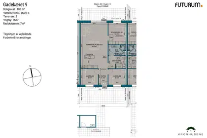 Visual presentation of the listing