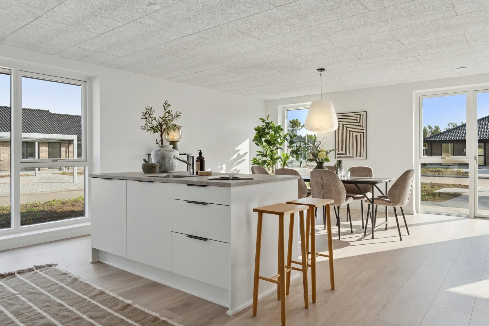 townhouse Cozy terraced house in Stenlille – 3 bedrooms