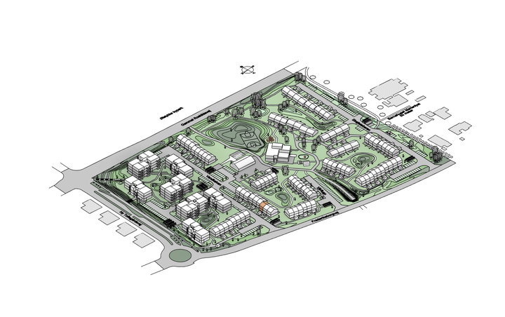 Rækkehus i 2 plan i moderne bofællesskab - Vandkalven, Ølstykke - 0