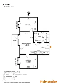 Visual presentation of the listing