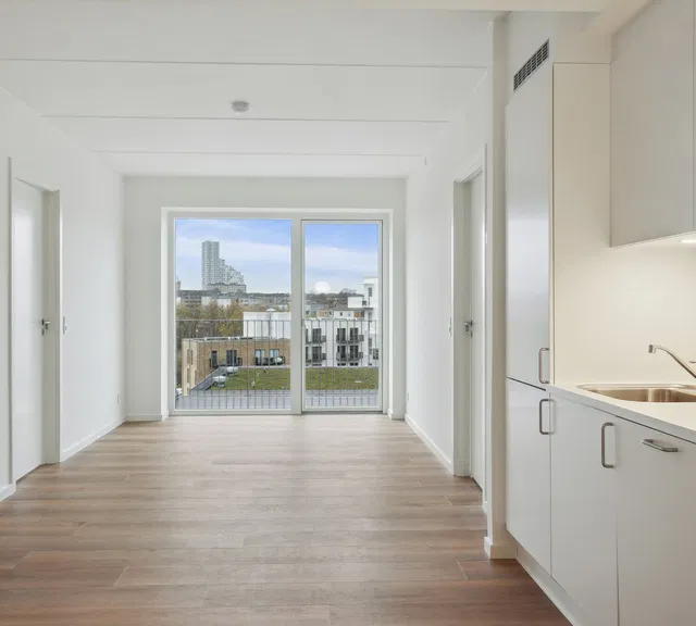 apartment 3-værelses bolig med privat altan