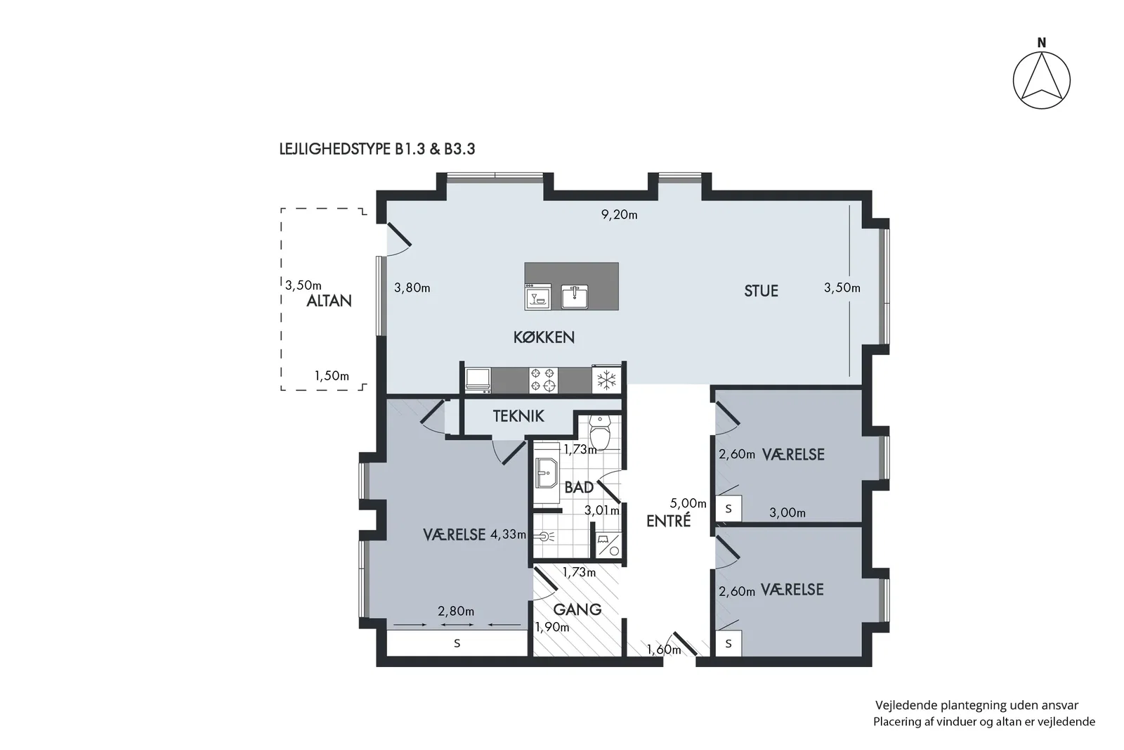Visual presentation of the listing