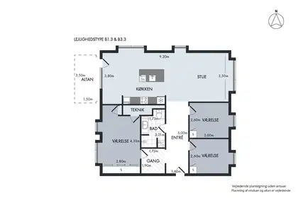 Visual presentation of the listing