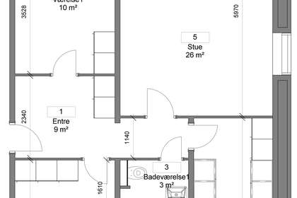 3-room apartment of 95 m² for rent in Nørresundby – Vangen, 3rd floor – photo 2