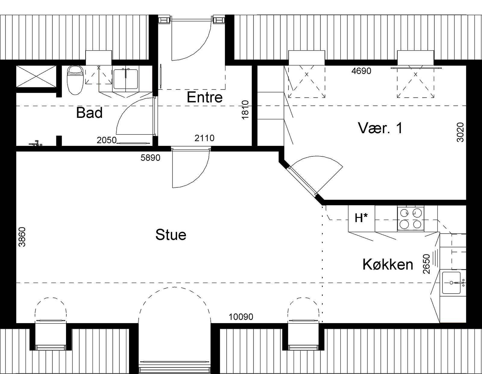 Visual presentation of the listing