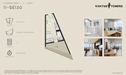 Visual presentation of the listing