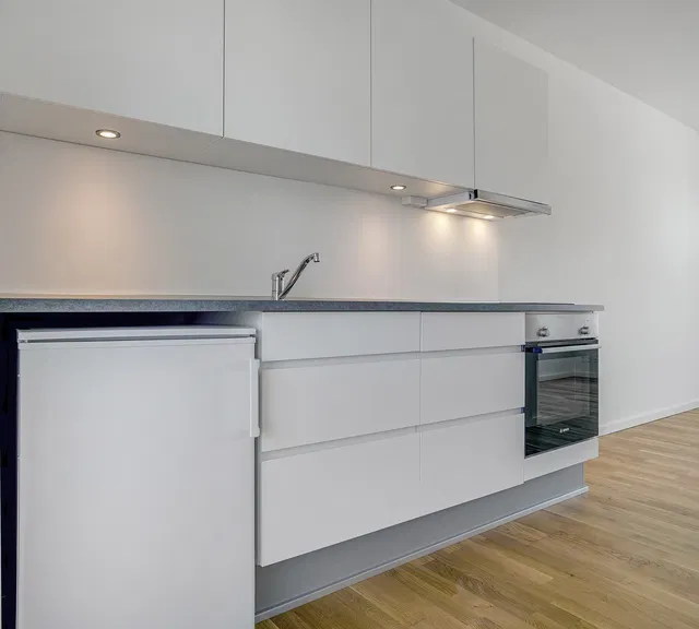 apartment 1-værelses med lækkert bad og køkken