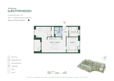 Visual presentation of the listing
