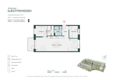 Visual presentation of the listing